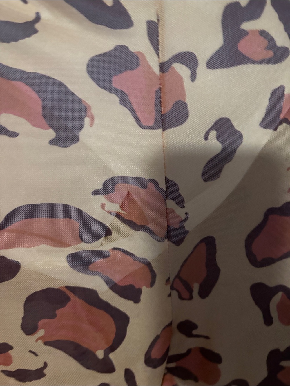 Leopard Print Ruffle Scarf - Brown - Picture 6 of 6